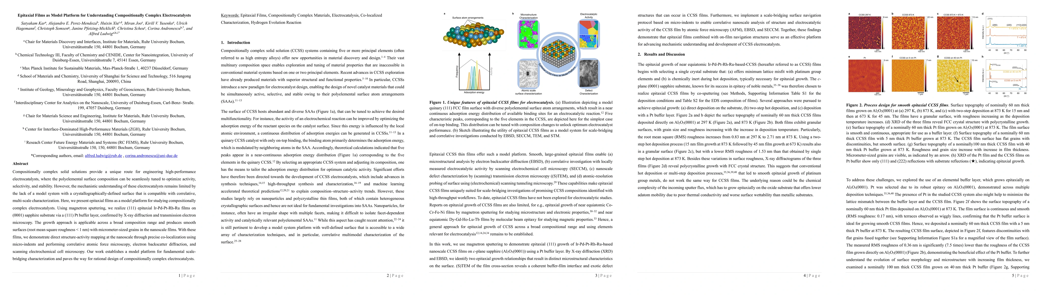 Thumbnail for Epitaxial Films as Model Platform for Understanding Compositionally Complex Electrocatalysts