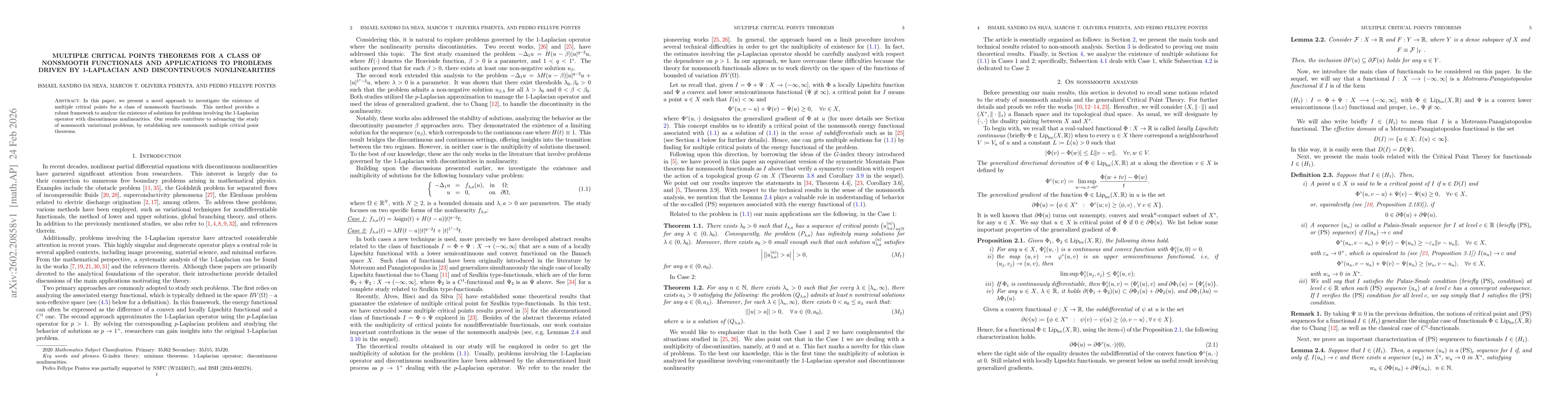 Thumbnail for Multiple critical points theorems for a class of nonsmooth functionals and applications to problems driven by 1-Laplacian and discontinuous nonlinearities