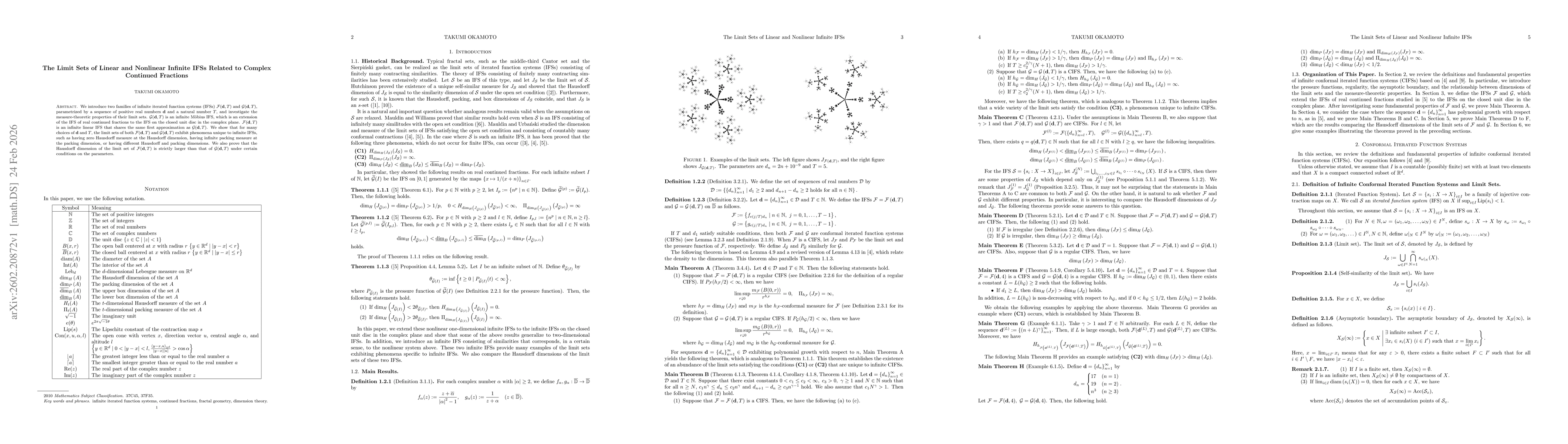 Thumbnail for The Limit Sets of Linear and Nonlinear Infinite IFSs Related to Complex Continued Fractions