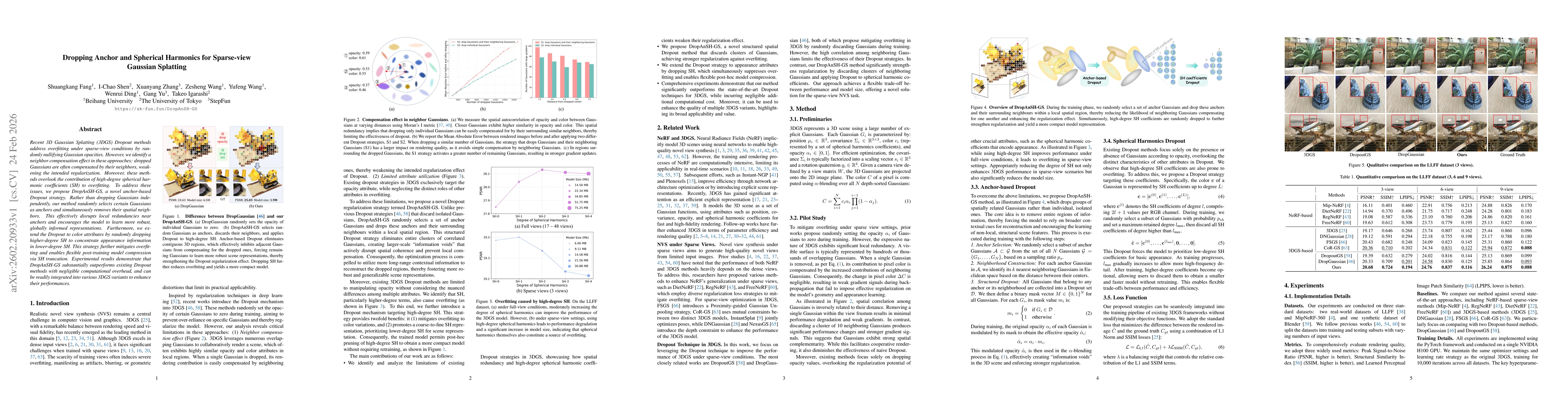 Thumbnail for Dropping Anchor and Spherical Harmonics for Sparse-view Gaussian Splatting