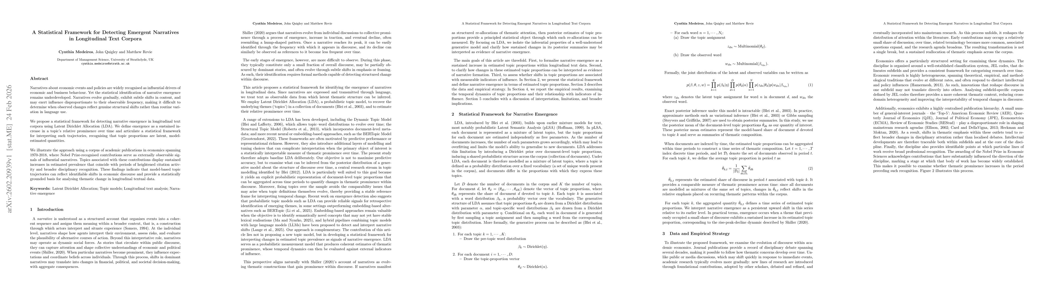Thumbnail for A Statistical Framework for Detecting Emergent Narratives in Longitudinal Text Corpora
