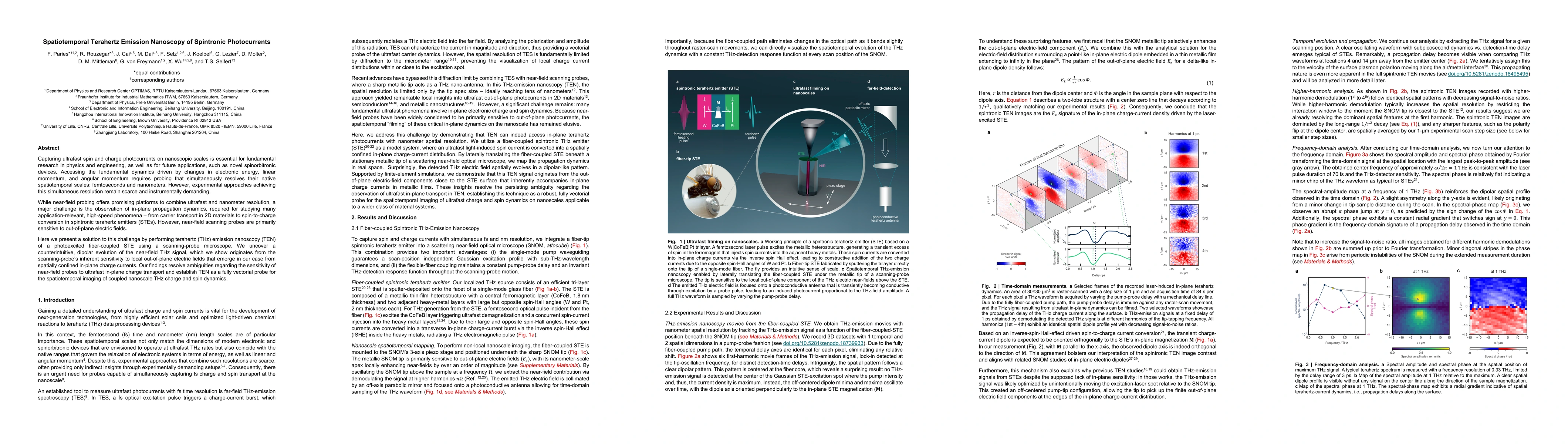 Thumbnail for Spatiotemporal Terahertz Emission Nanoscopy of Spintronic Photocurrents