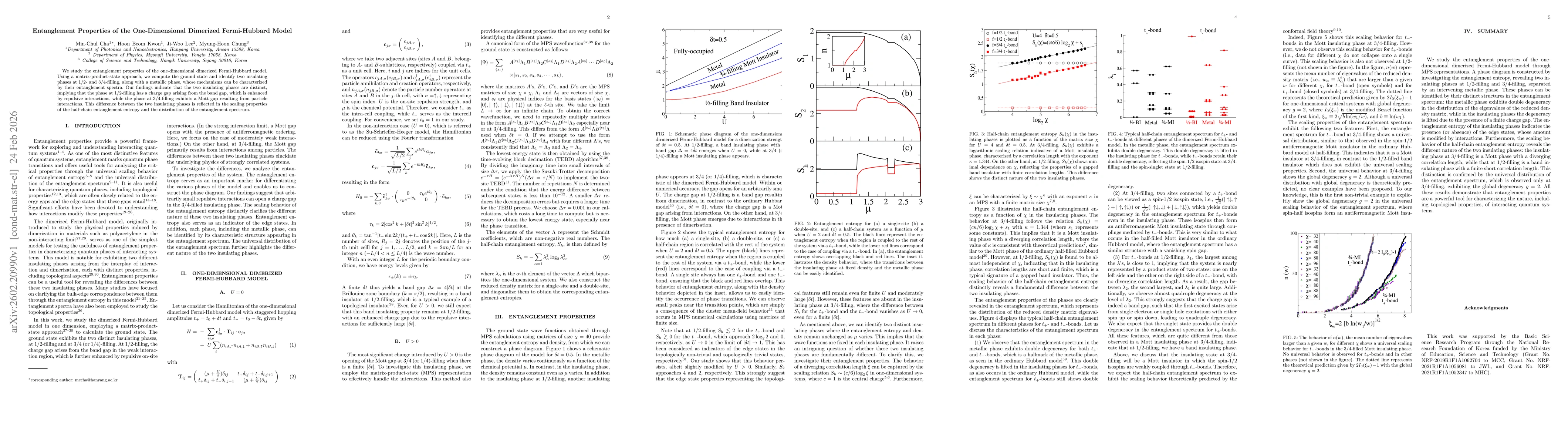 Thumbnail for Entanglement Properties of the One-Dimensional Dimerized Fermi-Hubbard Model