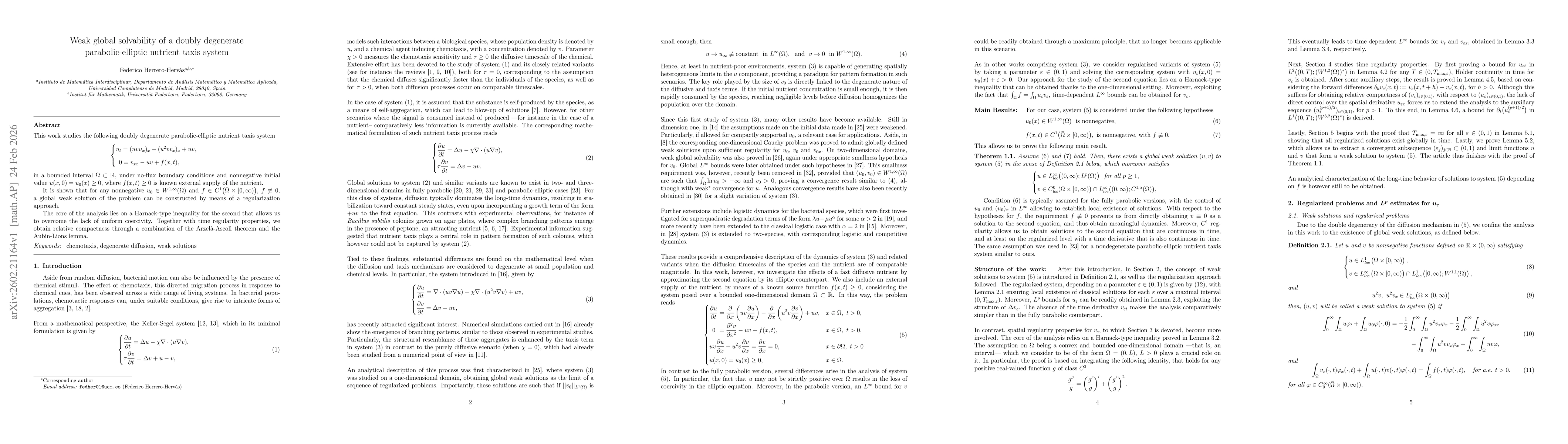 Thumbnail for Weak global solvability of a doubly degenerate parabolic-elliptic nutrient taxis system