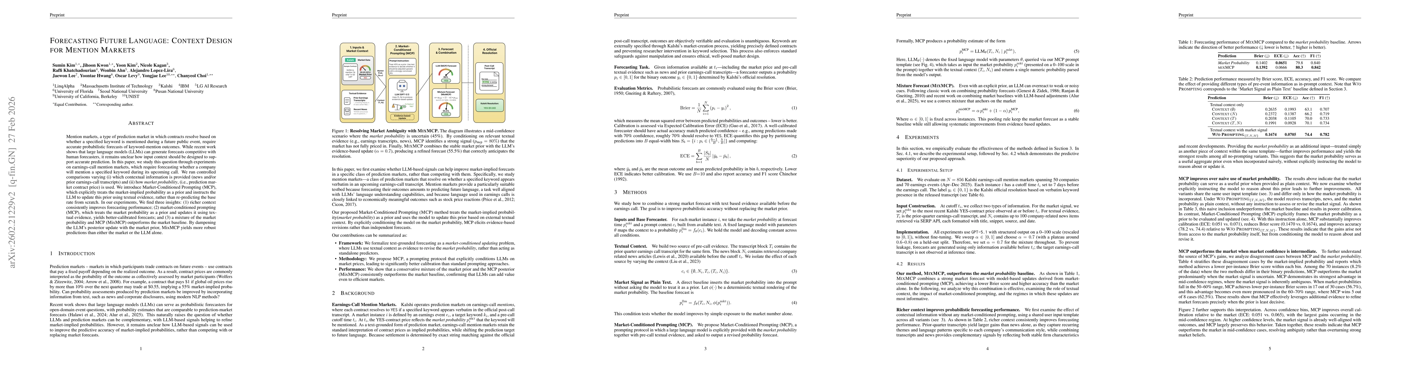 Thumbnail for Forecasting Future Language: Context Design for Mention Markets