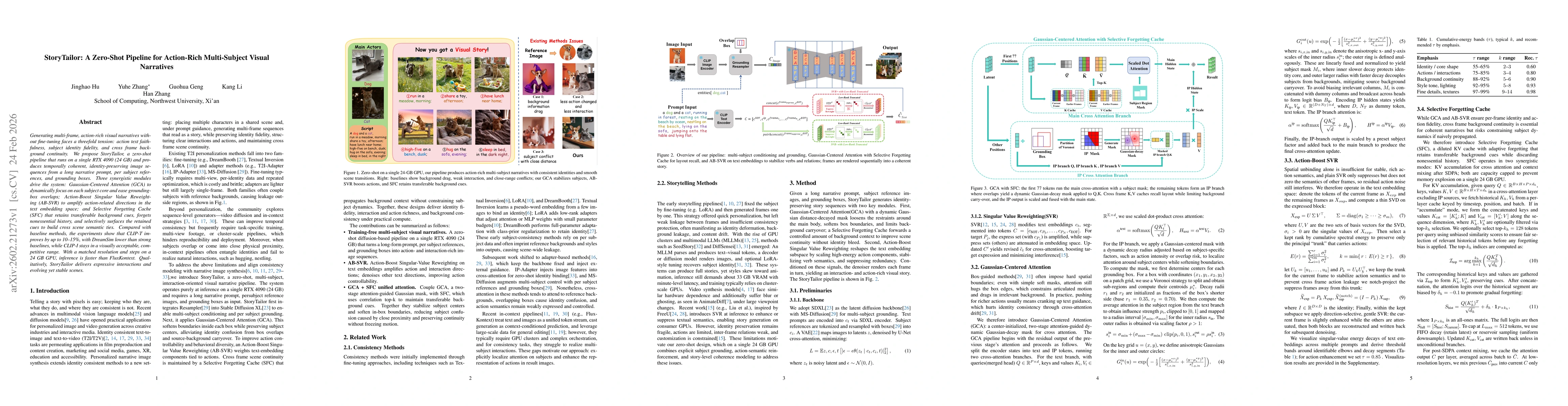 Thumbnail for StoryTailor:A Zero-Shot Pipeline for Action-Rich Multi-Subject Visual Narratives