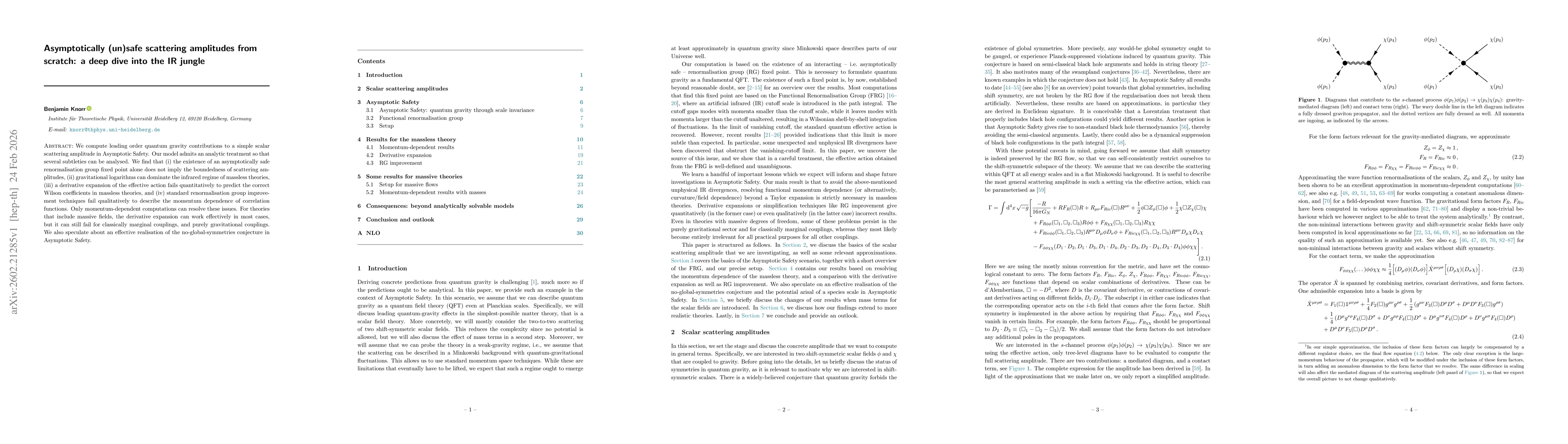 Thumbnail for Asymptotically (un)safe scattering amplitudes from scratch: a deep dive into the IR jungle