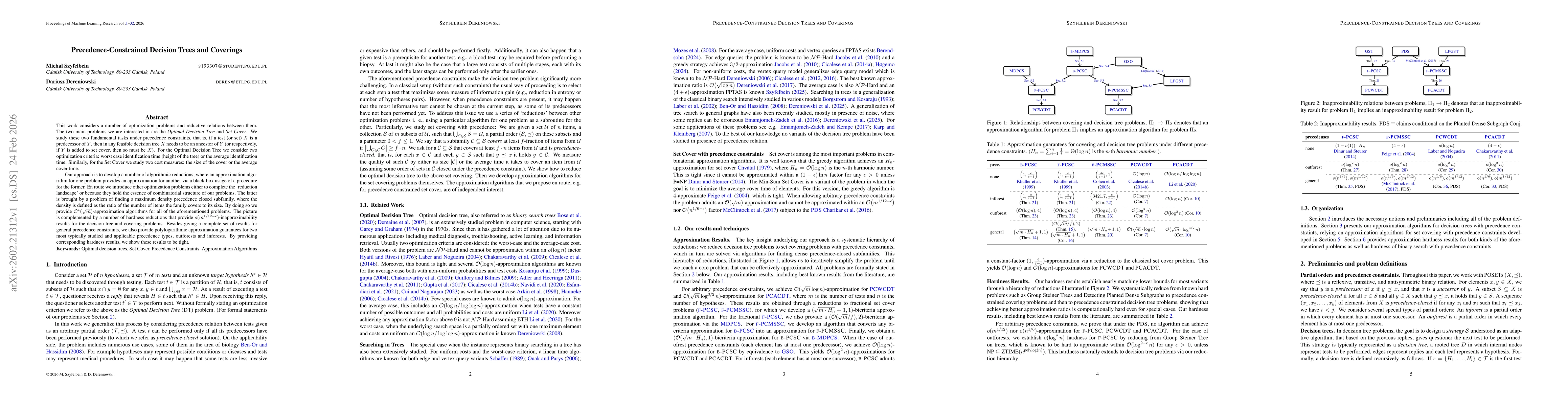 Thumbnail for Precedence-Constrained Decision Trees and Coverings
