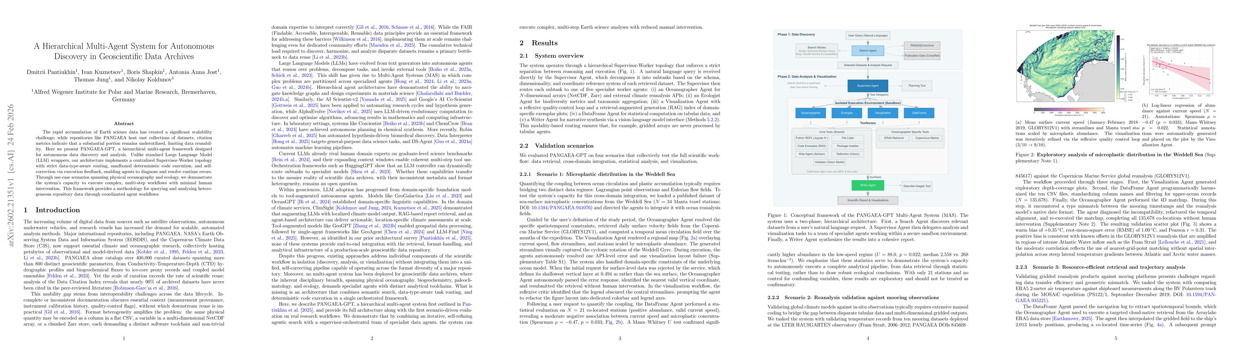 Thumbnail for A Hierarchical Multi-Agent System for Autonomous Discovery in Geoscientific Data Archives
