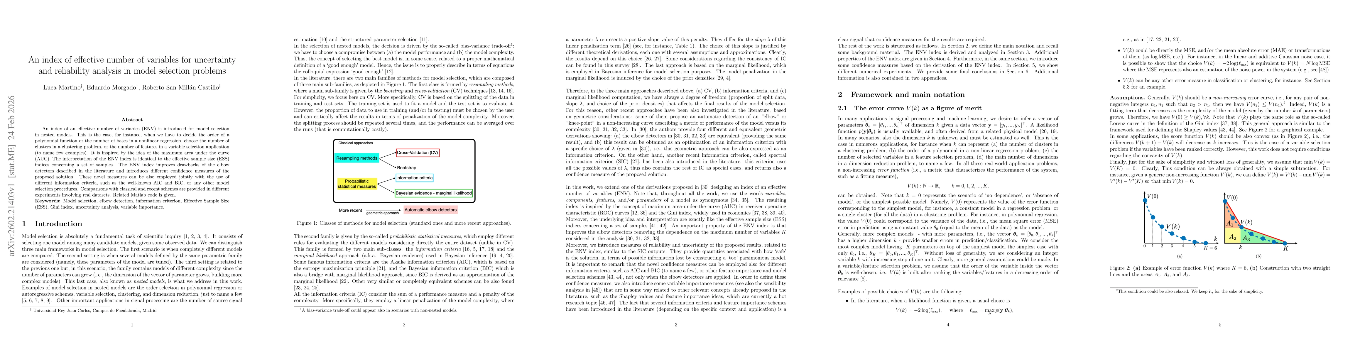 Thumbnail for An index of effective number of variables for uncertainty and reliability analysis in model selection problems