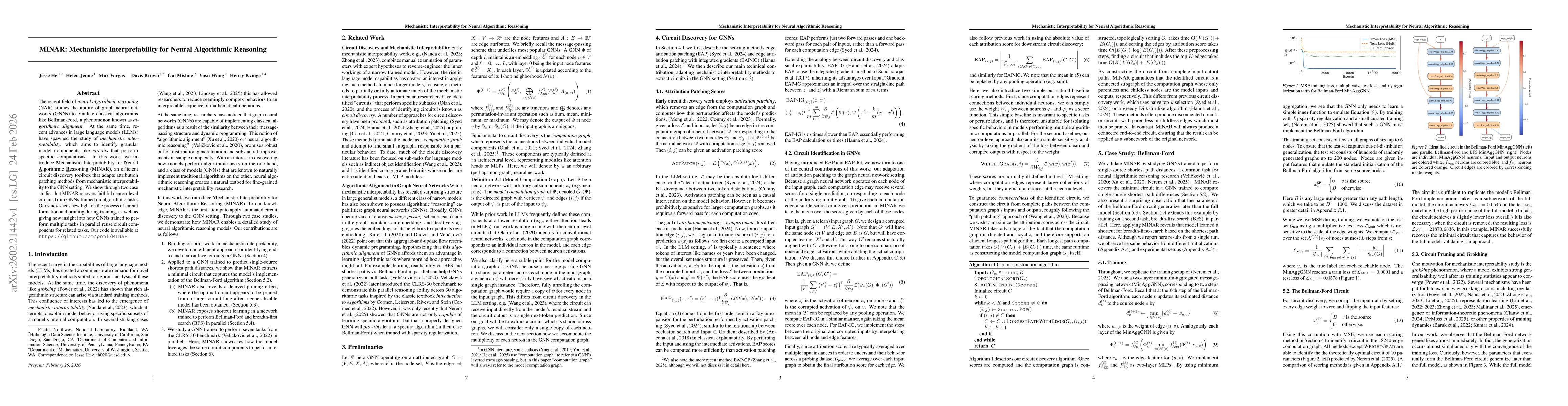 Thumbnail for MINAR: Mechanistic Interpretability for Neural Algorithmic Reasoning