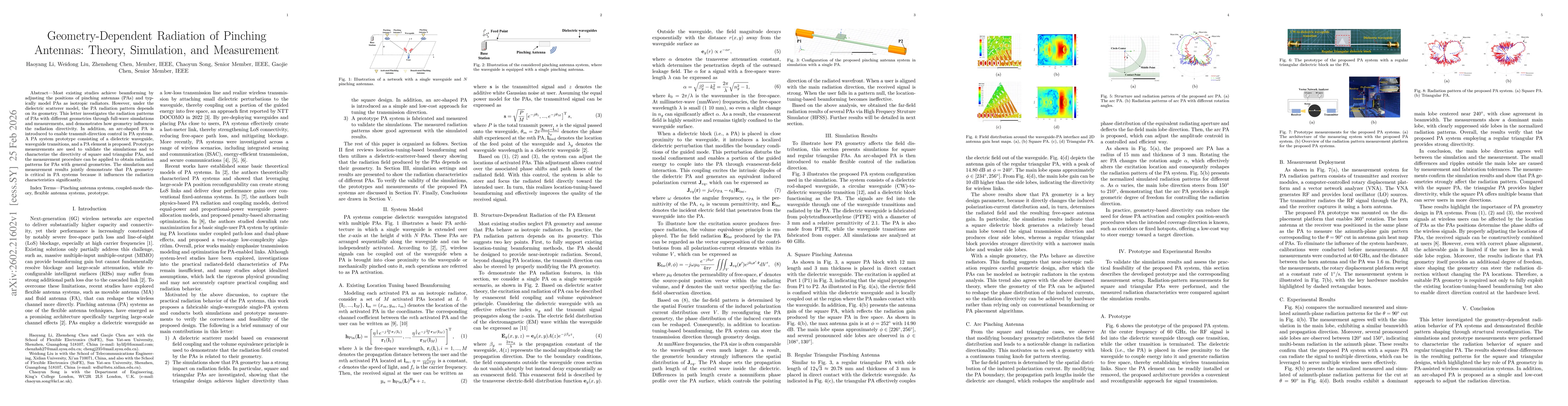 Thumbnail for Geometry-Dependent Radiation of Pinching Antennas: Theory, Simulation, and Measurement