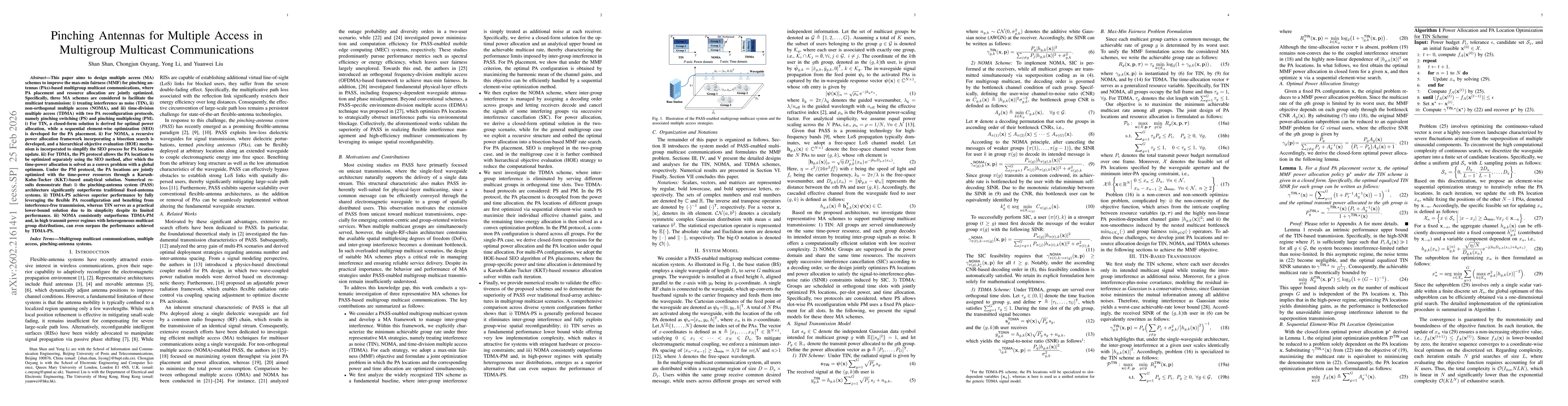 Thumbnail for Pinching Antennas for Multiple Access in Multigroup Multicast Communications