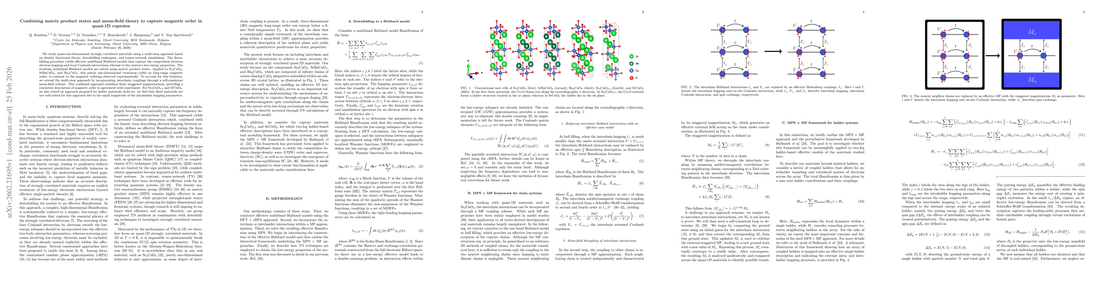 Thumbnail for Combining matrix product states and mean-field theory to capture magnetic order in quasi-1D cuprates