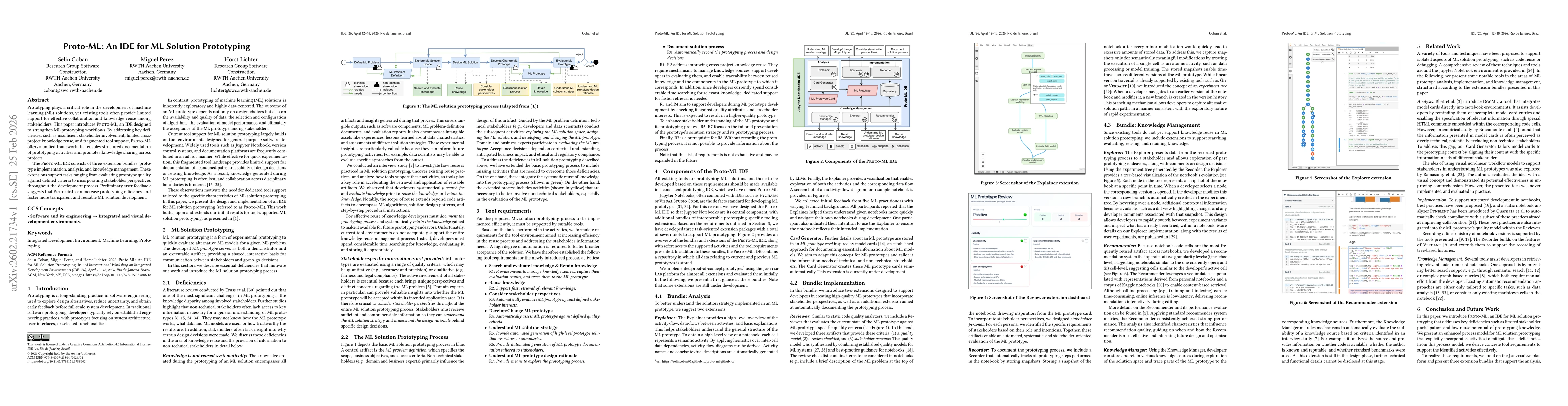 Thumbnail for Proto-ML: An IDE for ML Solution Prototyping