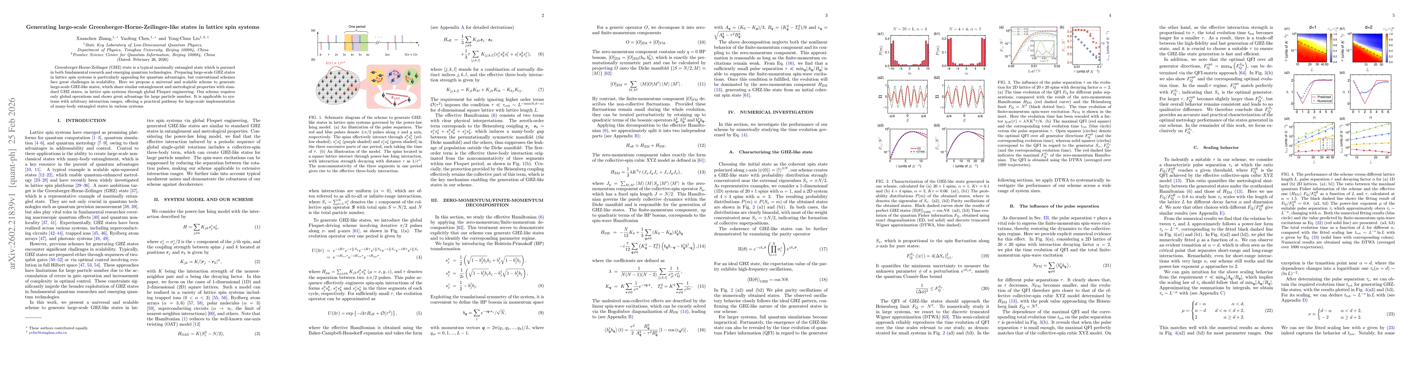 Thumbnail for Generating large-scale Greenberger-Horne-Zeilinger-like states in lattice spin systems