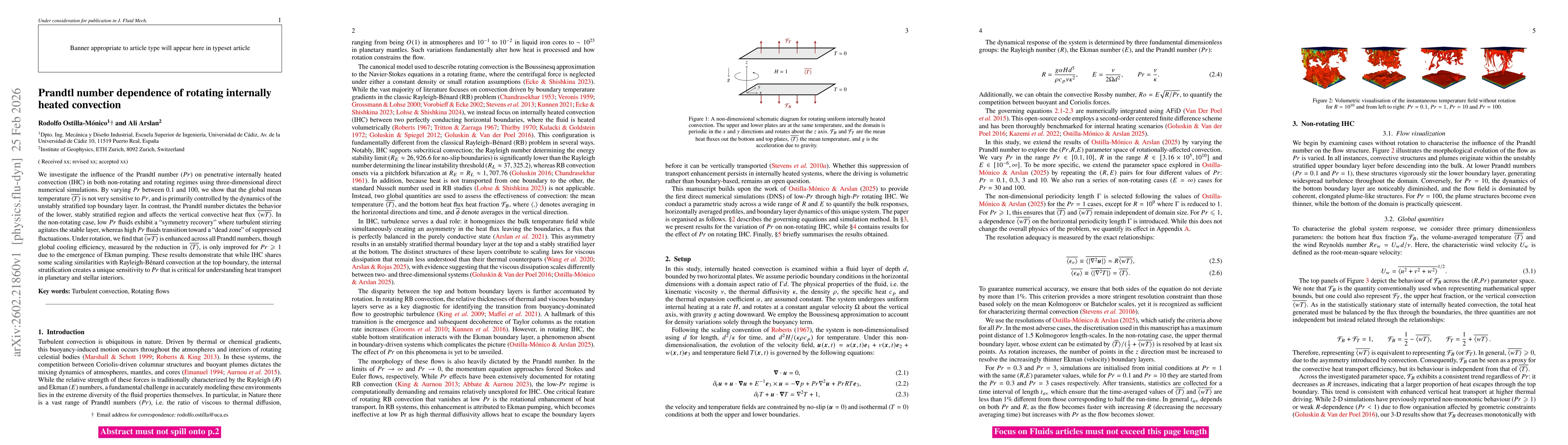 Thumbnail for Prandtl number dependence of rotating internally heated convection