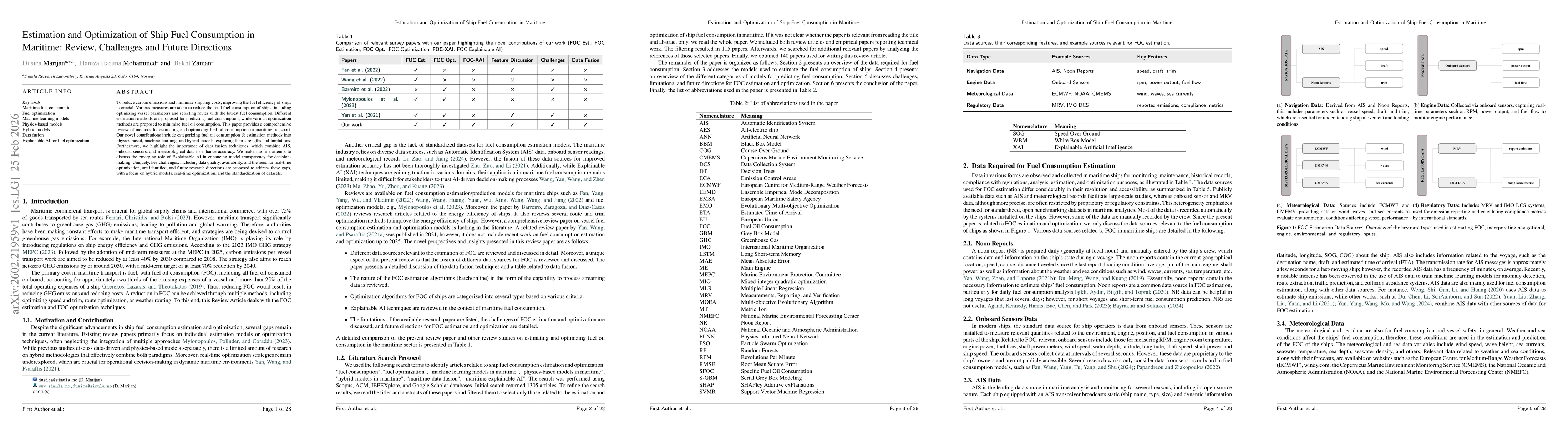 Thumbnail for Estimation and Optimization of Ship Fuel Consumption in Maritime: Review, Challenges and Future Directions