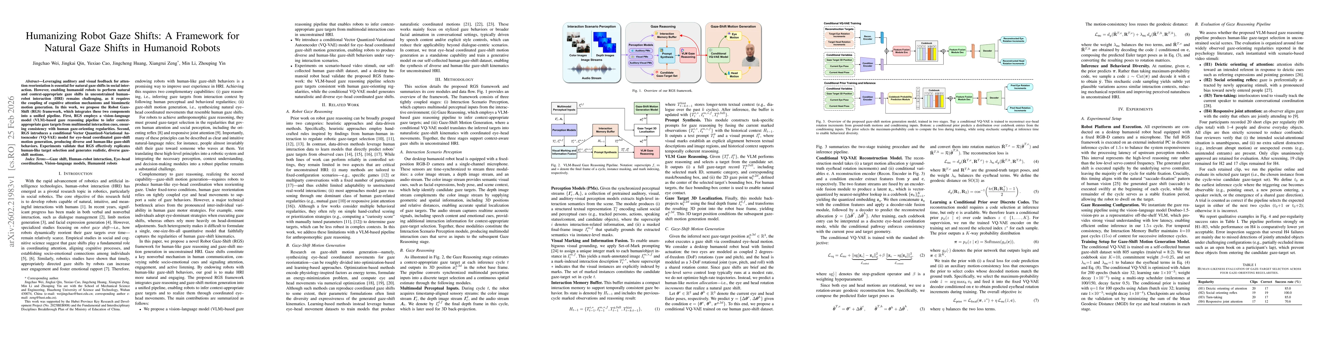 Thumbnail for Humanizing Robot Gaze Shifts: A Framework for Natural Gaze Shifts in Humanoid Robots