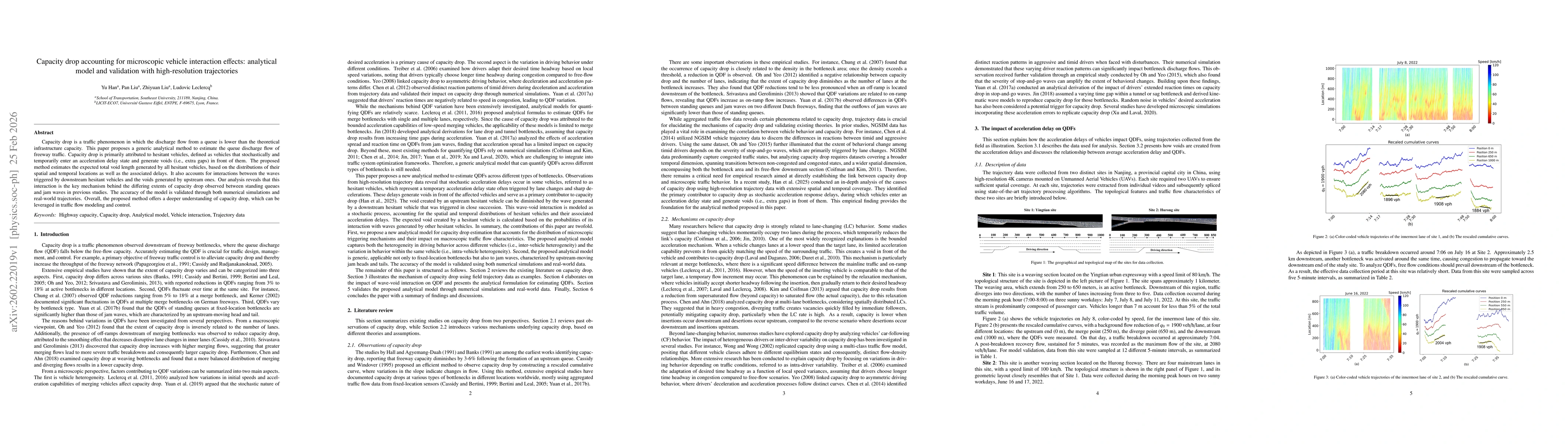 Thumbnail for Capacity drop accounting for microscopic vehicle interaction effects: analytical model and validation with high-resolution trajectories