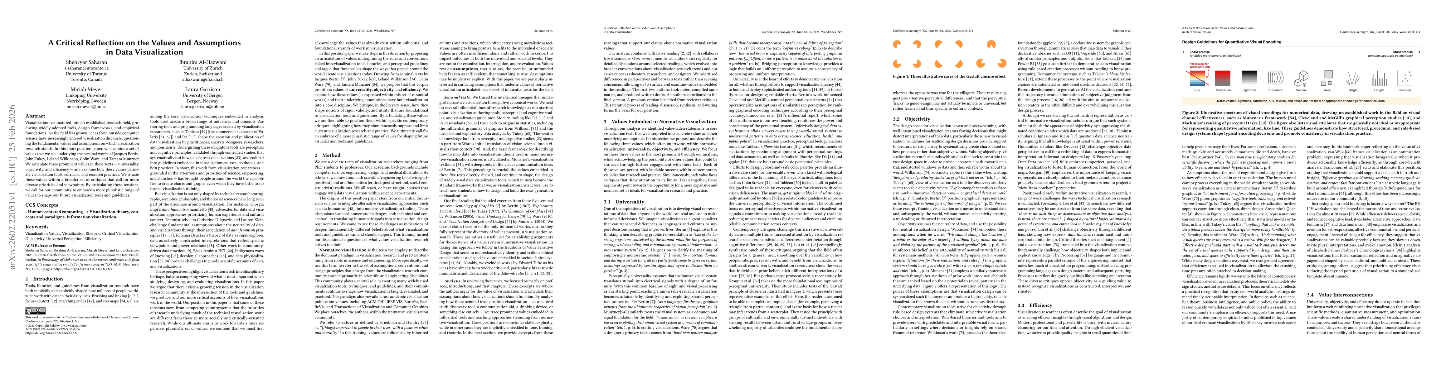 Thumbnail for A Critical Reflection on the Values and Assumptions in Data Visualization