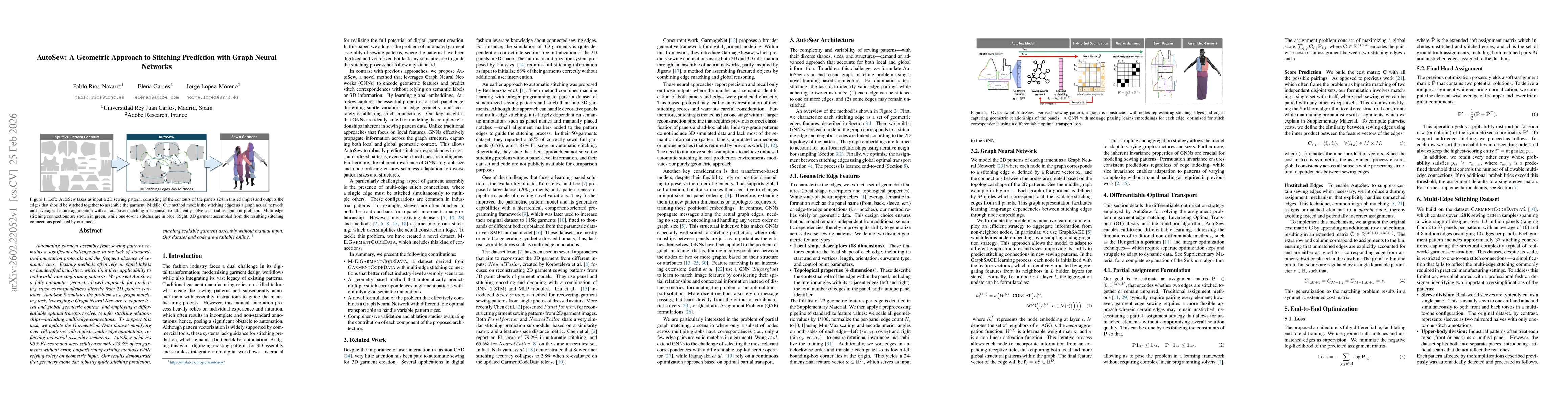 Thumbnail for AutoSew: A Geometric Approach to Stitching Prediction with Graph Neural Networks