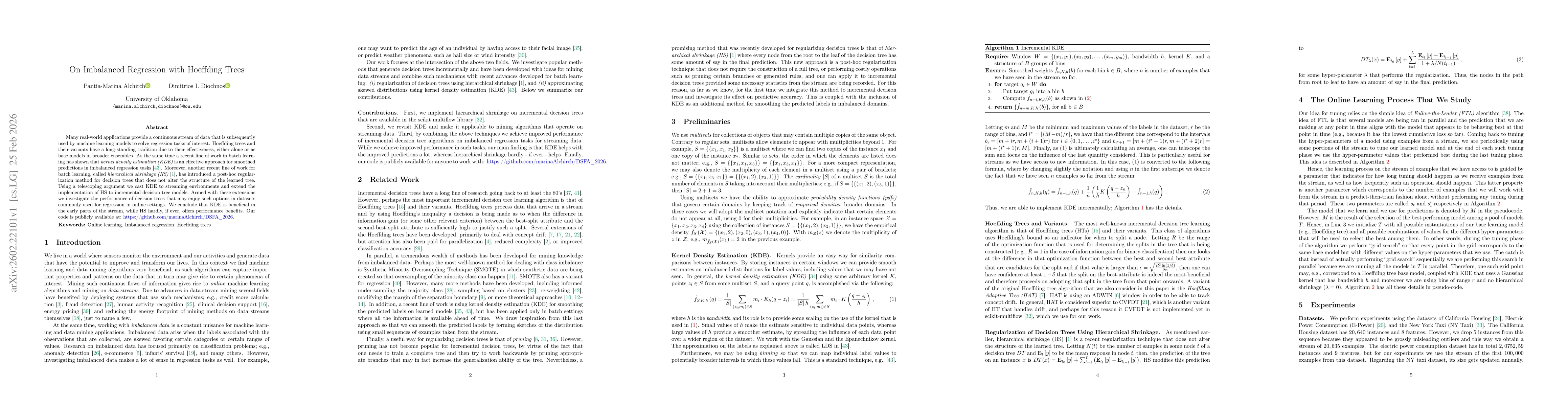 Thumbnail for On Imbalanced Regression with Hoeffding Trees