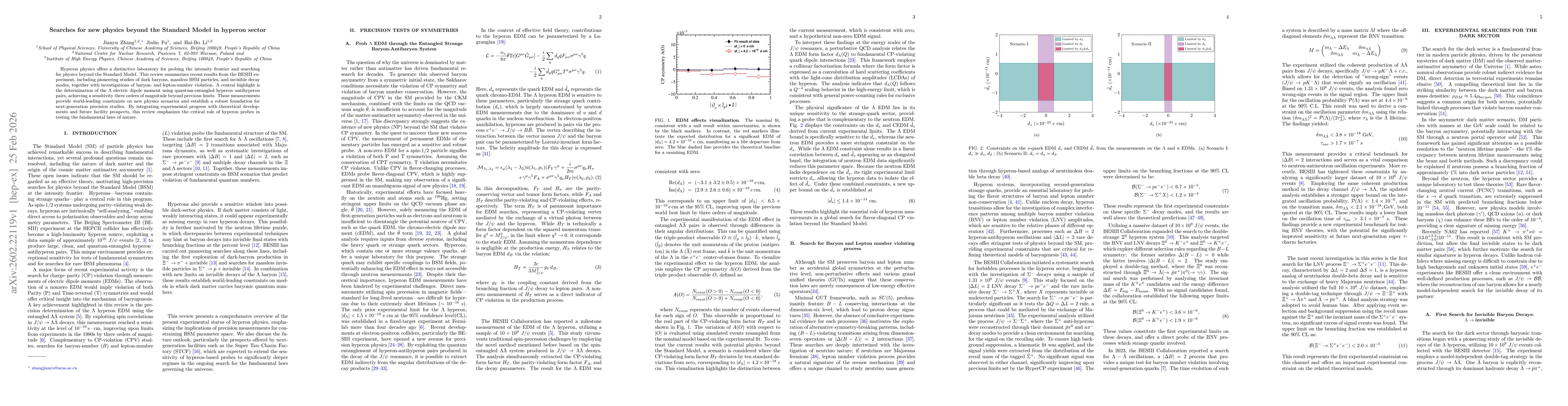 Thumbnail for Searches for new physics beyond the Standard Model in hyperon sector
