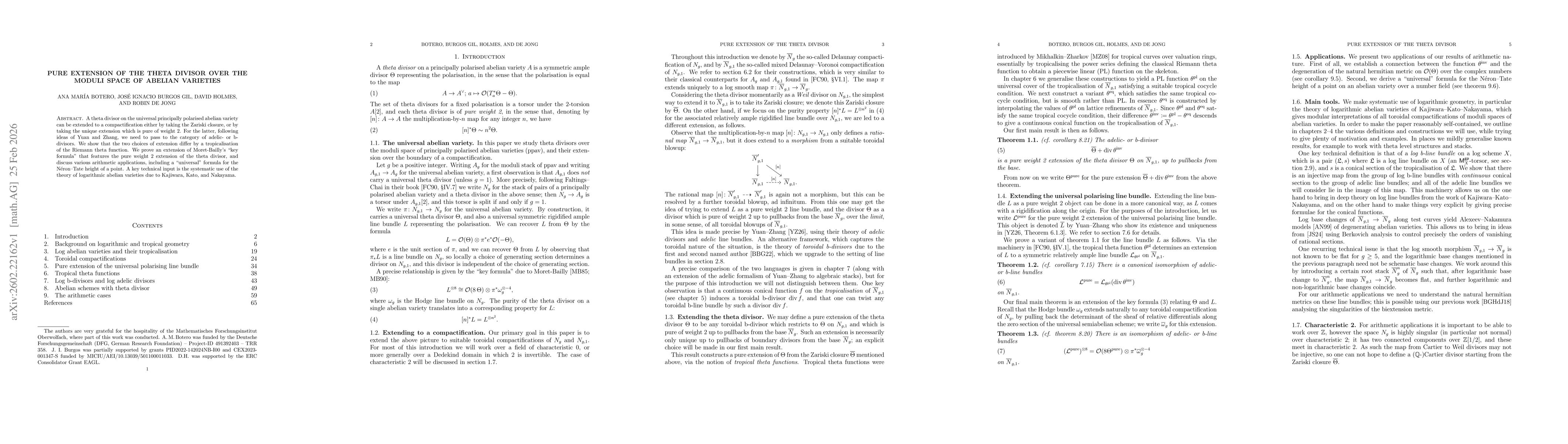 Thumbnail for Pure extension of the theta divisor over the moduli space of abelian varieties