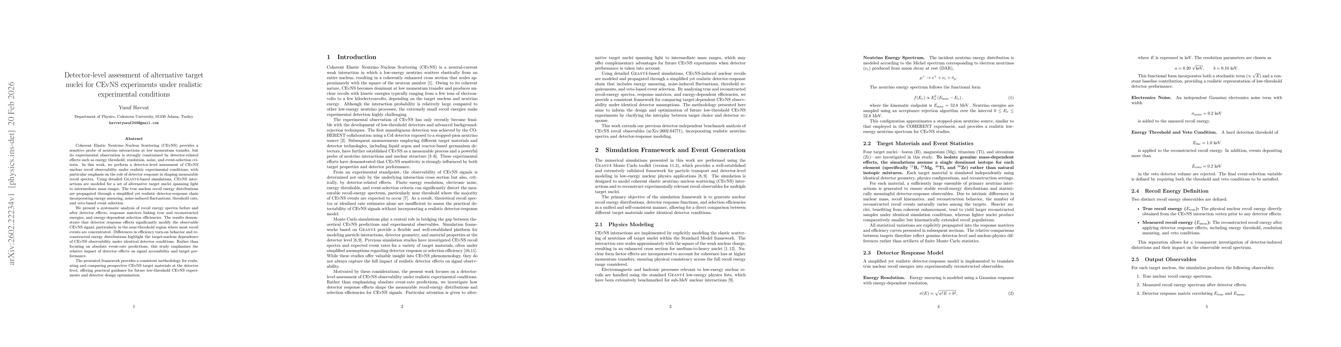 Thumbnail for Detector-level assessment of alternative target nuclei for CEvNS experiments under realistic experimental conditions