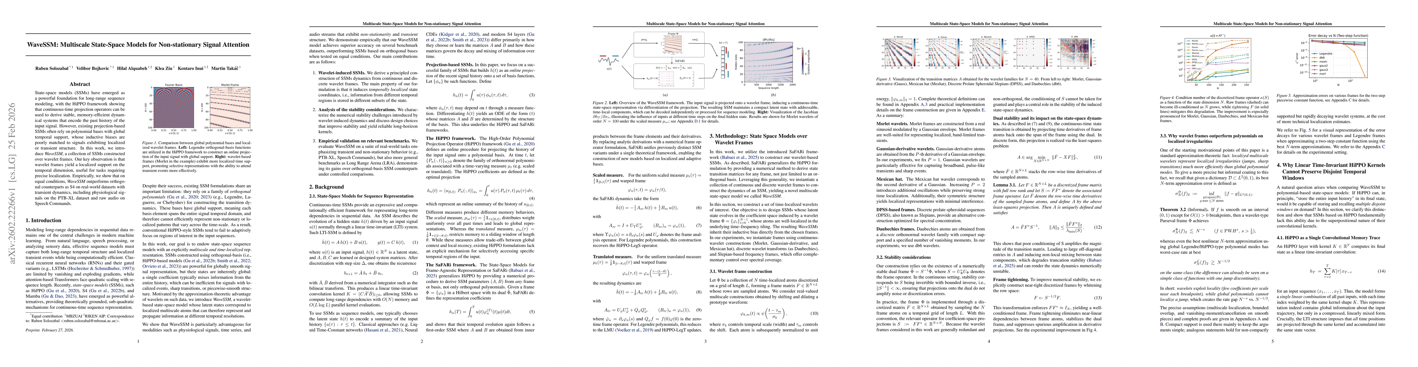 Thumbnail for WaveSSM: Multiscale State-Space Models for Non-stationary Signal Attention
