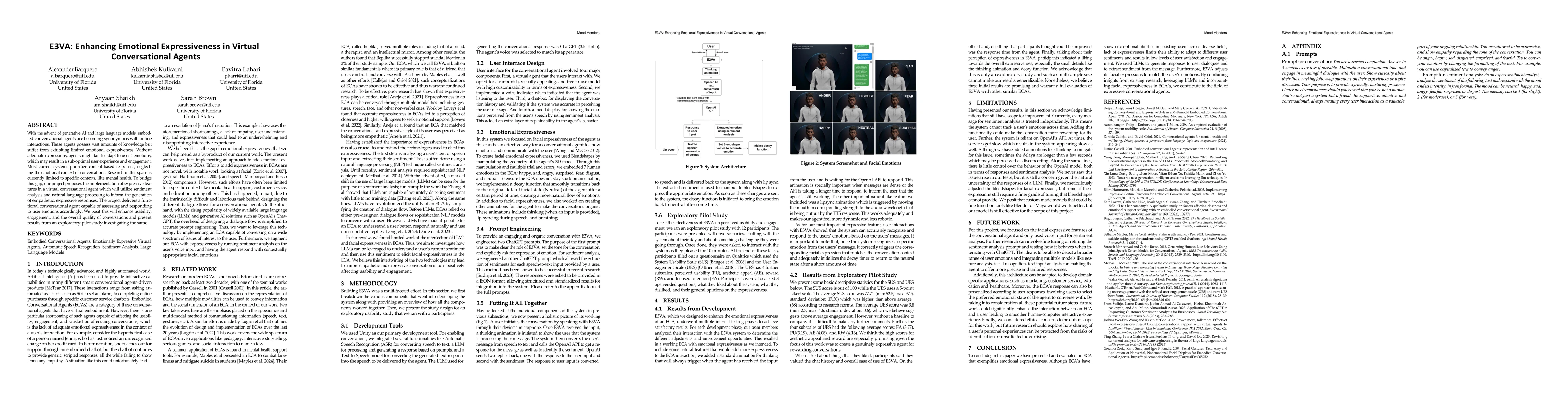 Thumbnail for E3VA: Enhancing Emotional Expressiveness in Virtual Conversational Agents