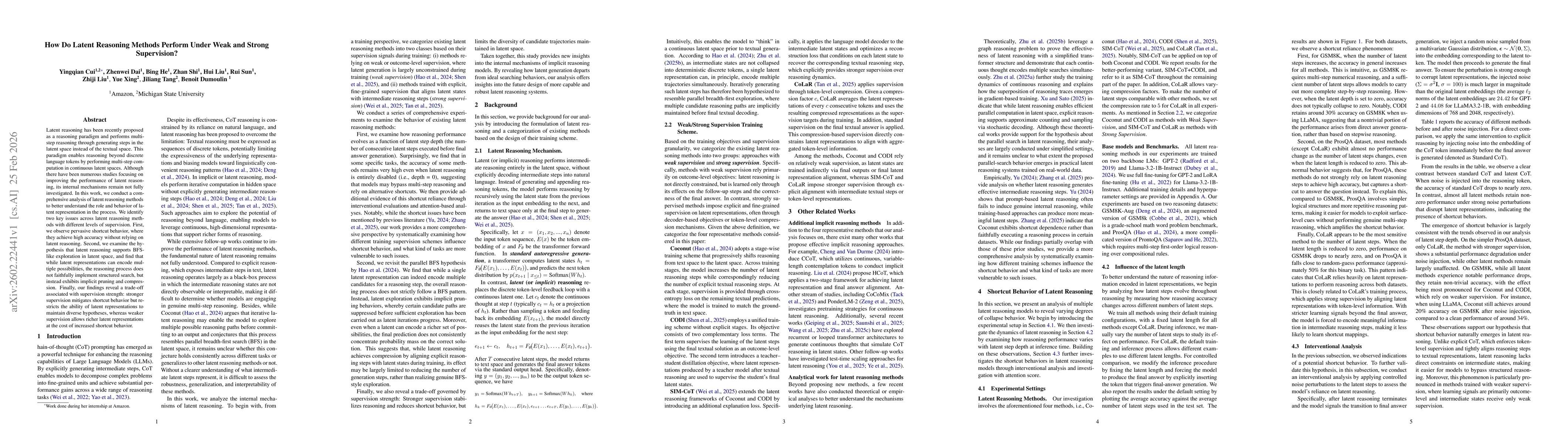 Thumbnail for How Do Latent Reasoning Methods Perform Under Weak and Strong Supervision?