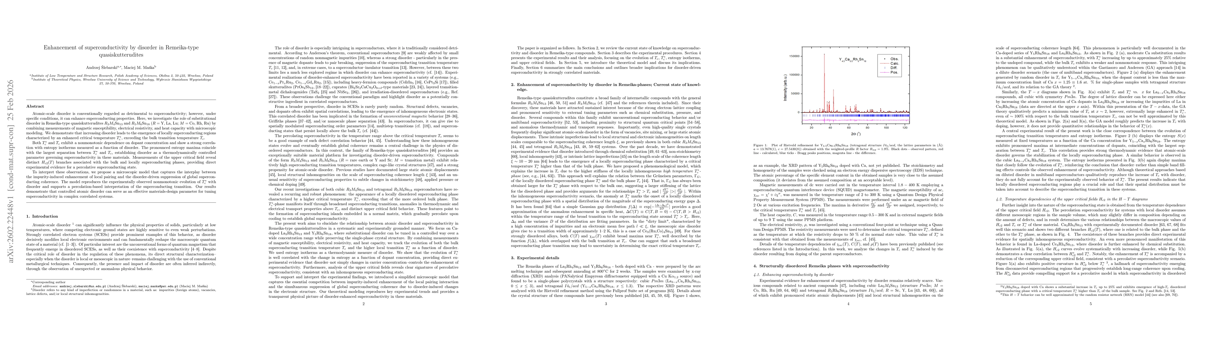 Thumbnail for Enhancement of superconductivity by disorder in Remeika-type quasiskutterudites