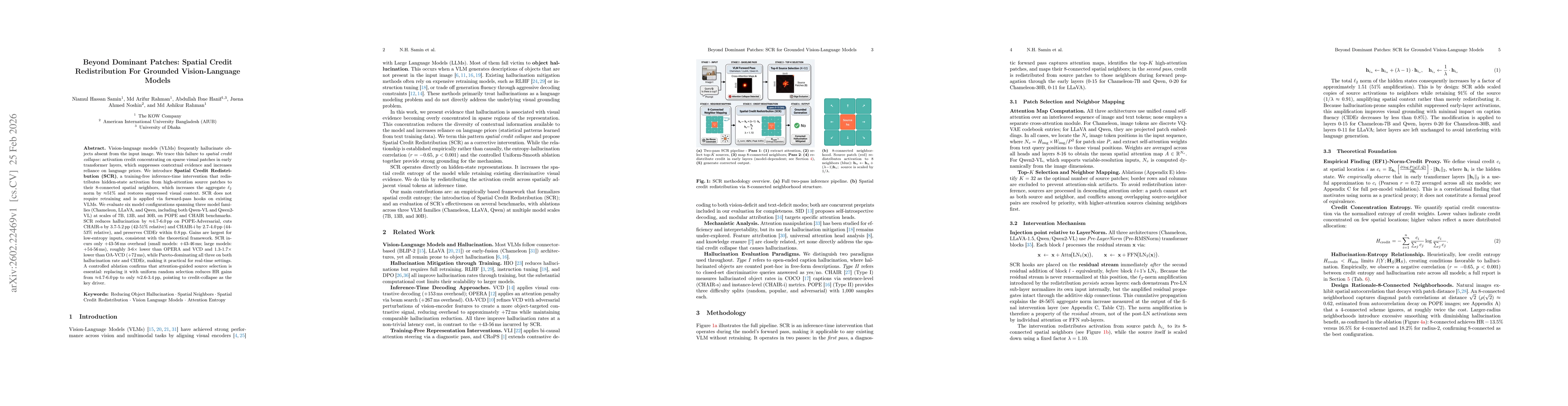 Thumbnail for Beyond Dominant Patches: Spatial Credit Redistribution For Grounded Vision-Language Models