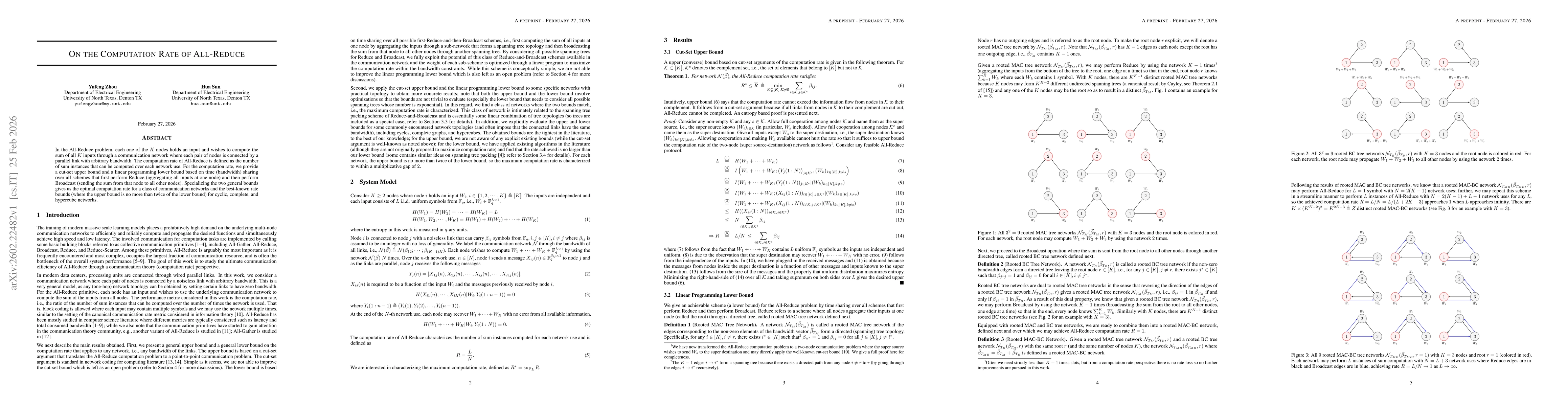 Thumbnail for On the Computation Rate of All-Reduce