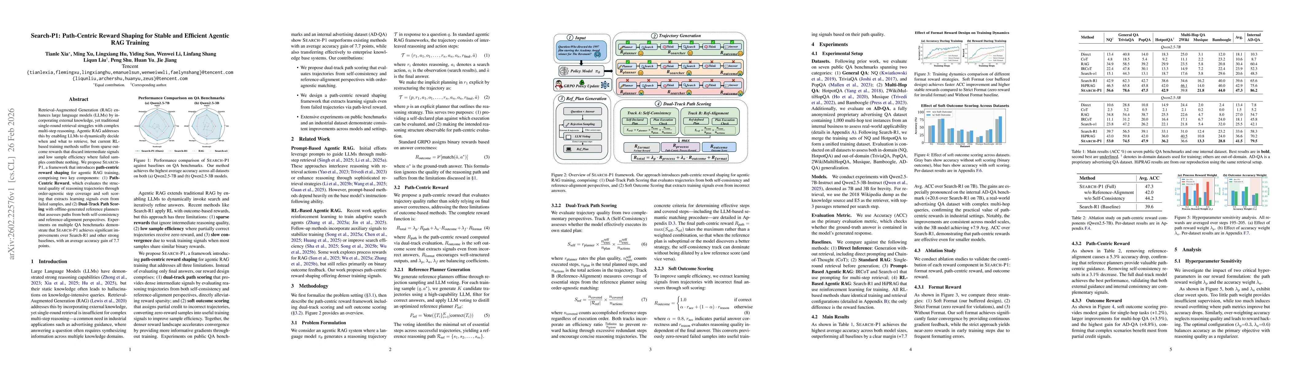 Thumbnail for Search-P1: Path-Centric Reward Shaping for Stable and Efficient Agentic RAG Training