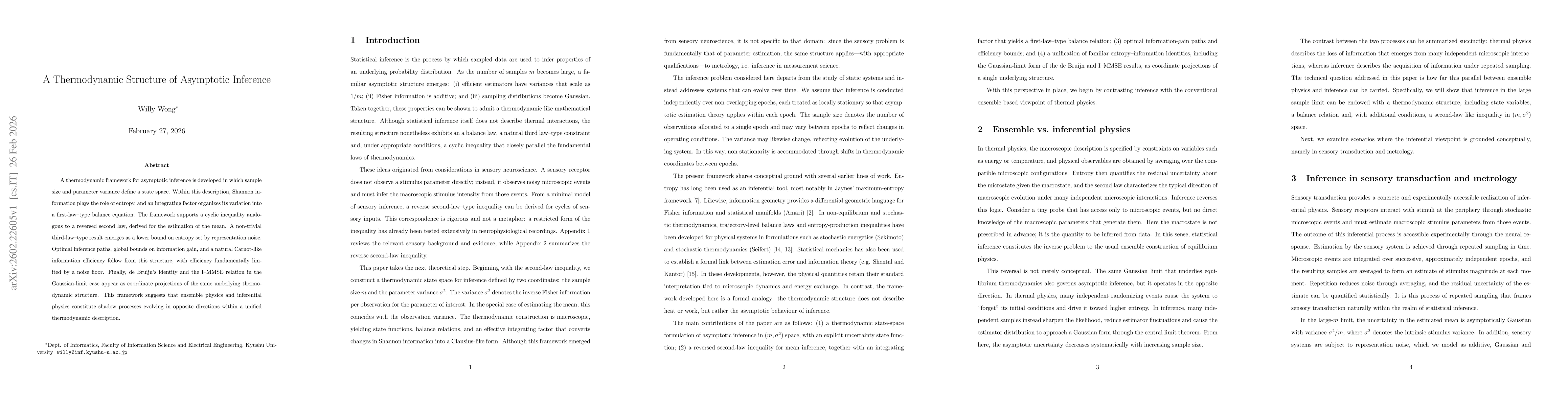 Thumbnail for A Thermodynamic Structure of Asymptotic Inference