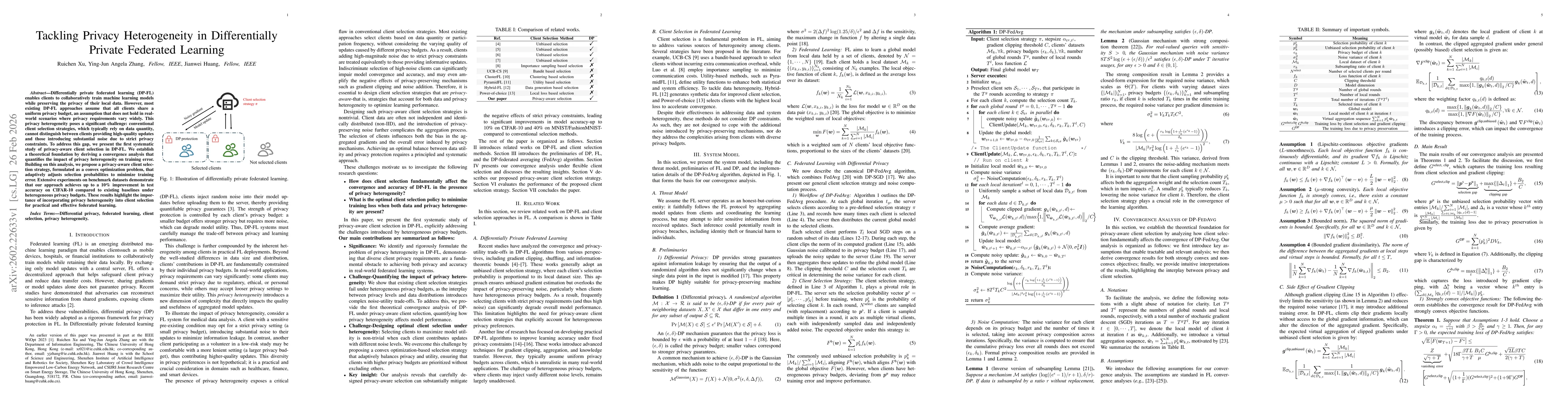 Thumbnail for Tackling Privacy Heterogeneity in Differentially Private Federated Learning