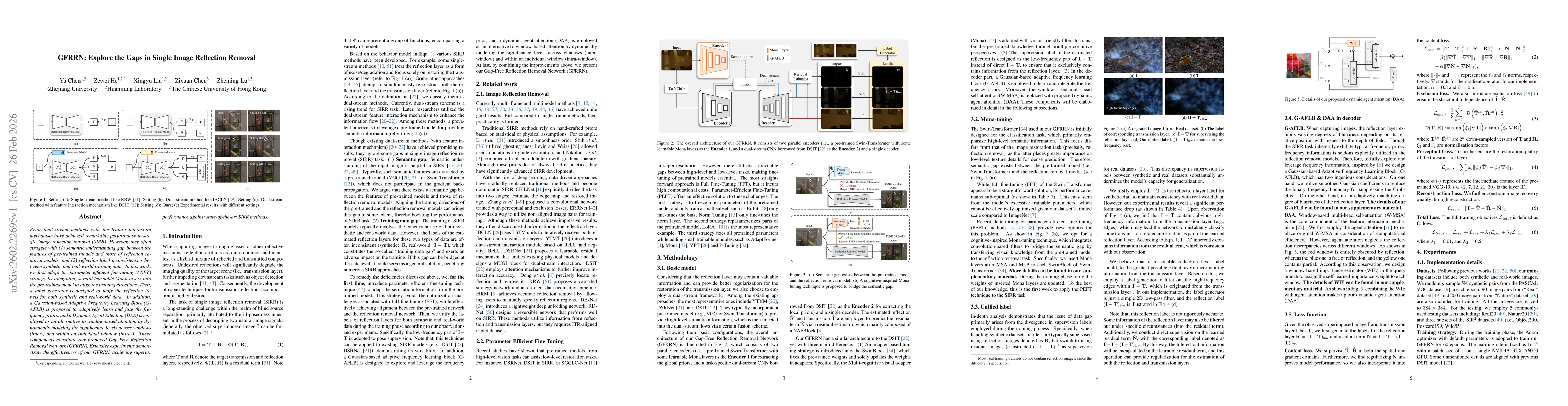 Thumbnail for GFRRN: Explore the Gaps in Single Image Reflection Removal