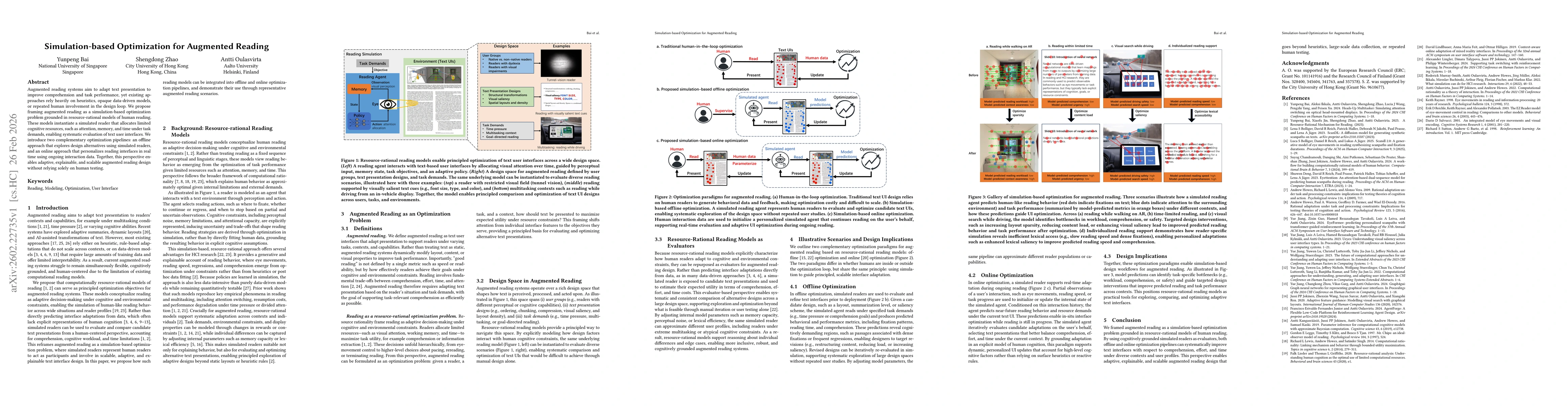 Thumbnail for Simulation-based Optimization for Augmented Reading
