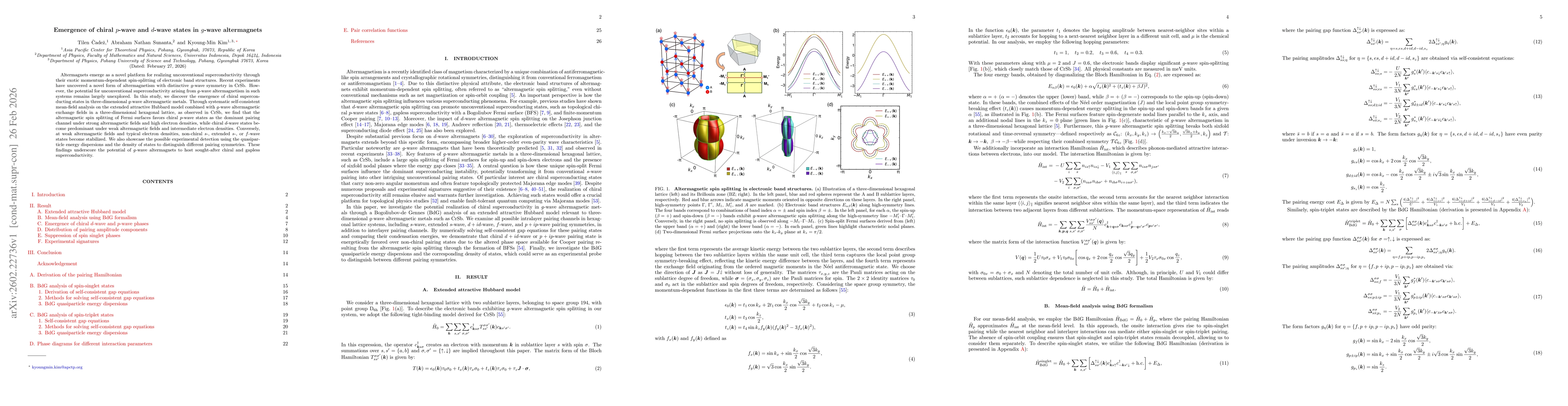 Thumbnail for Emergence of chiral $p$-wave and $d$-wave states in $g$-wave altermagnets