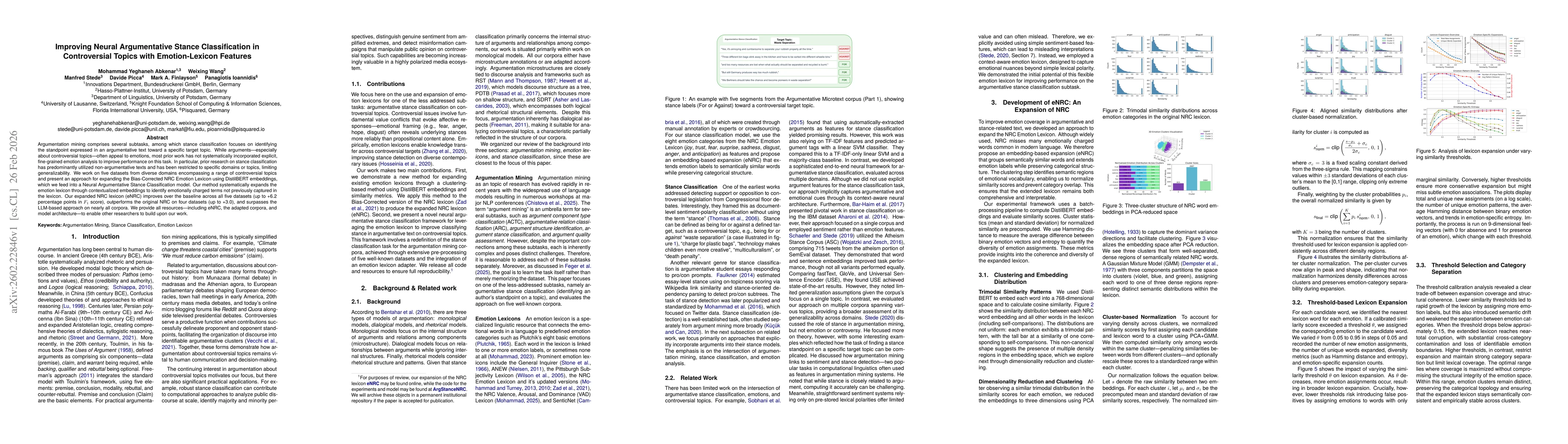 Thumbnail for Improving Neural Argumentative Stance Classification in Controversial Topics with Emotion-Lexicon Features