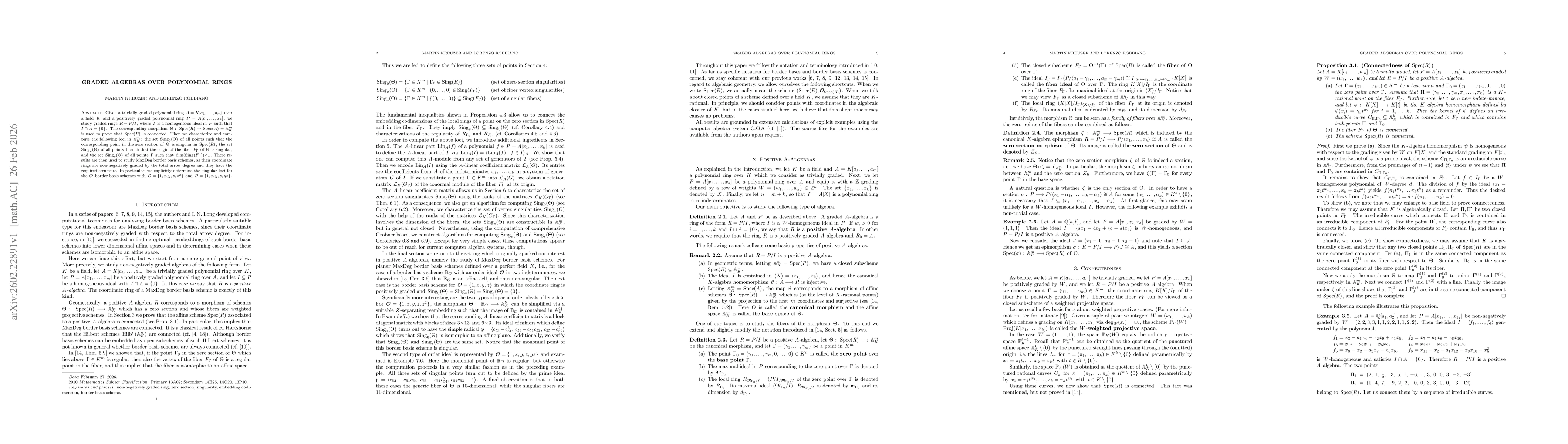 Thumbnail for Graded Algebras over Polynomial Rings
