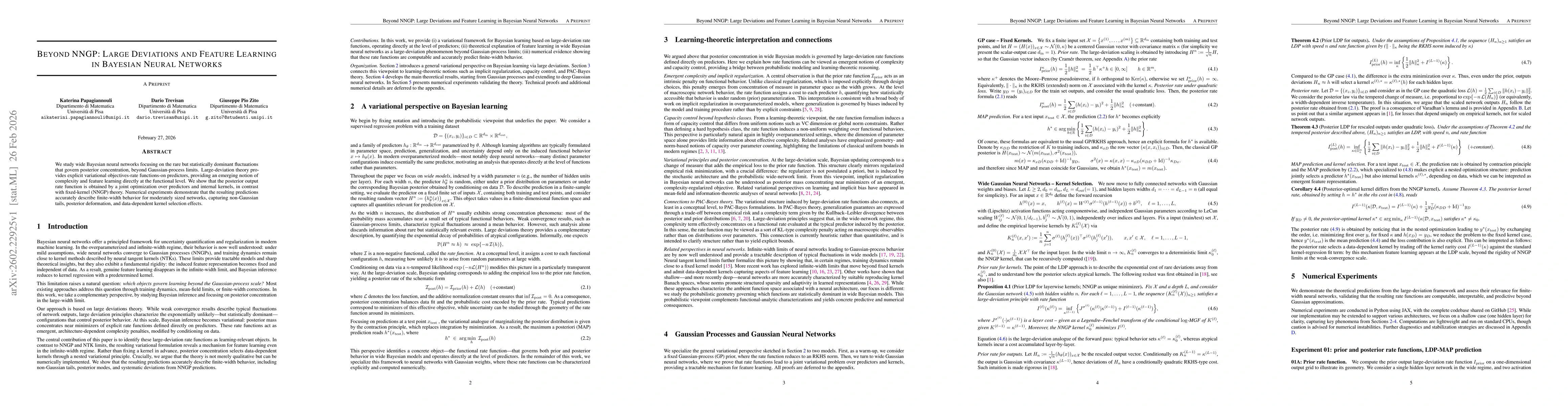 Thumbnail for Beyond NNGP: Large Deviations and Feature Learning in Bayesian Neural Networks