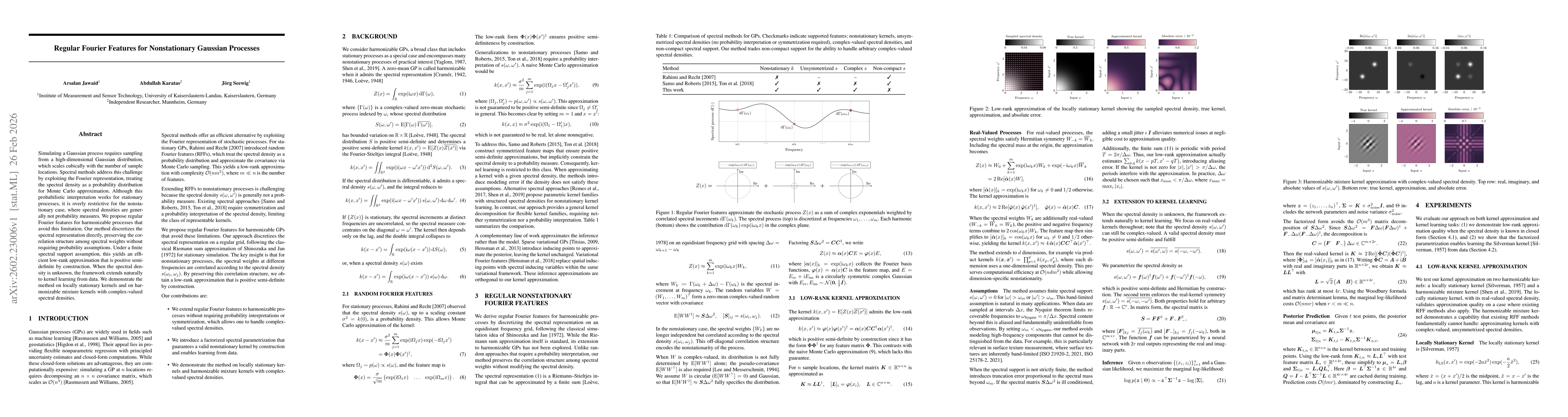 Thumbnail for Regular Fourier Features for Nonstationary Gaussian Processes