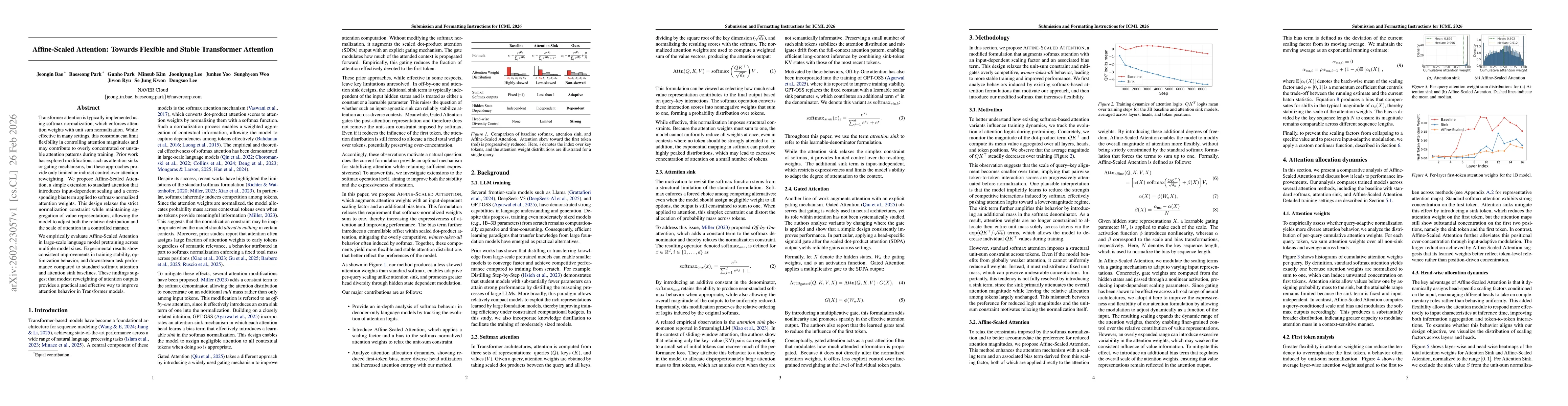 Thumbnail for Affine-Scaled Attention: Towards Flexible and Stable Transformer Attention