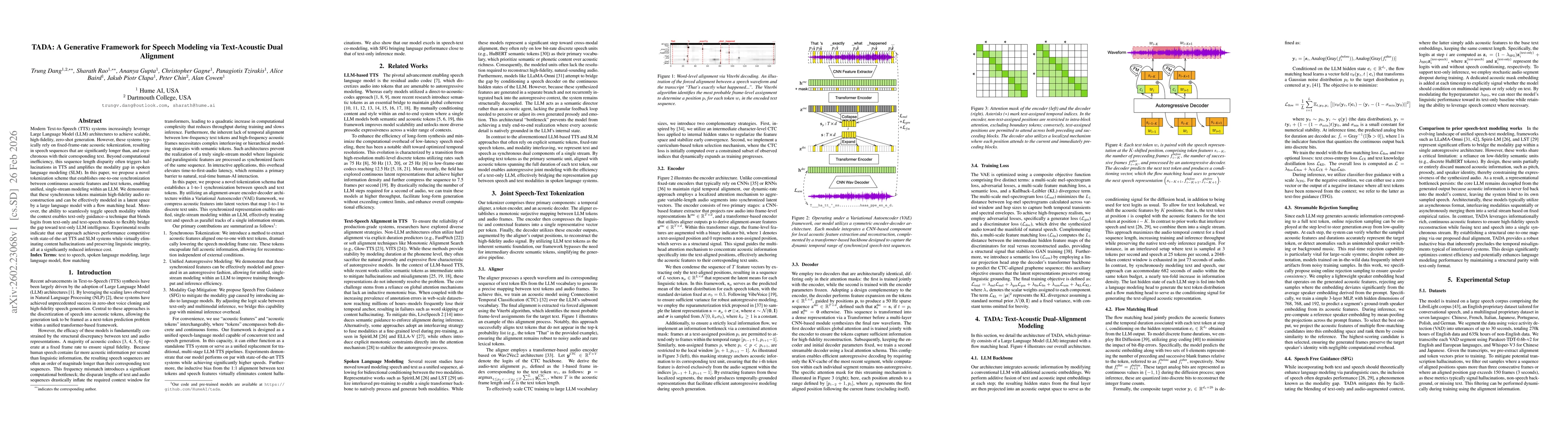 Thumbnail for TADA: A Generative Framework for Speech Modeling via Text-Acoustic Dual Alignment