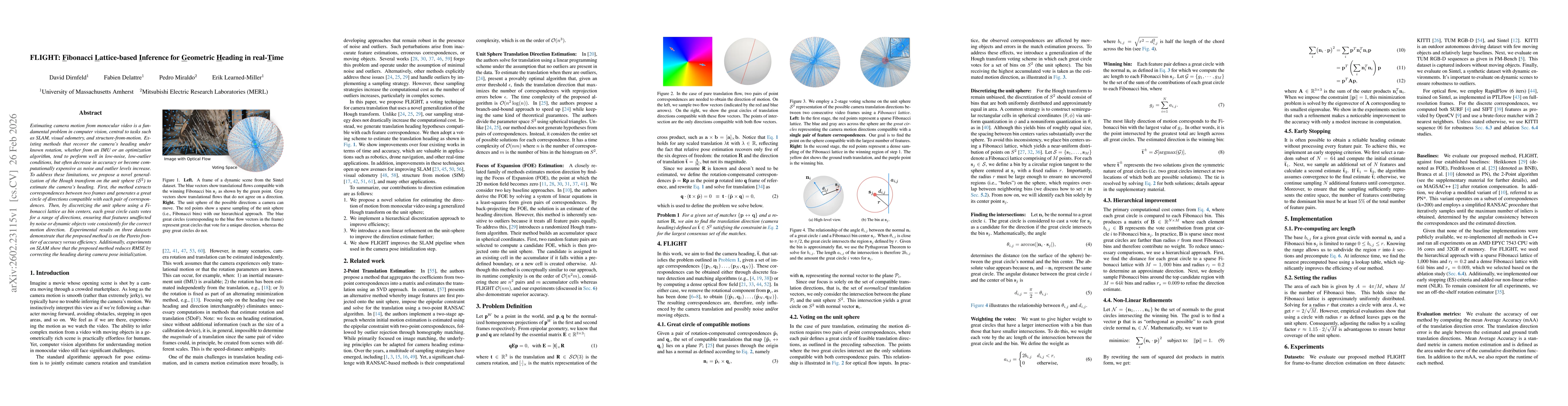 Thumbnail for FLIGHT: Fibonacci Lattice-based Inference for Geometric Heading in real-Time