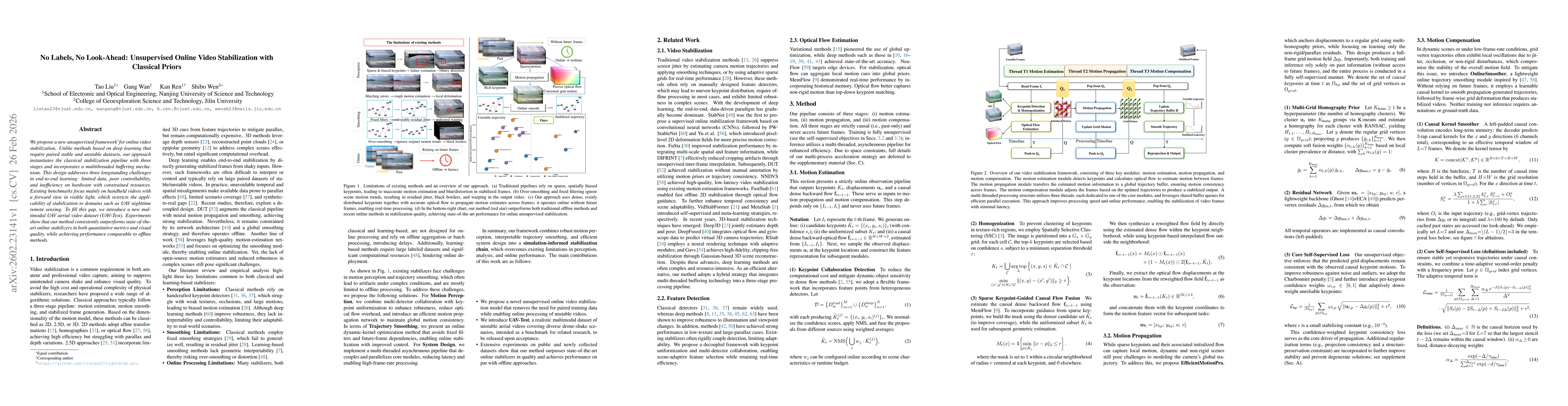 Thumbnail for No Labels, No Look-Ahead: Unsupervised Online Video Stabilization with Classical Priors